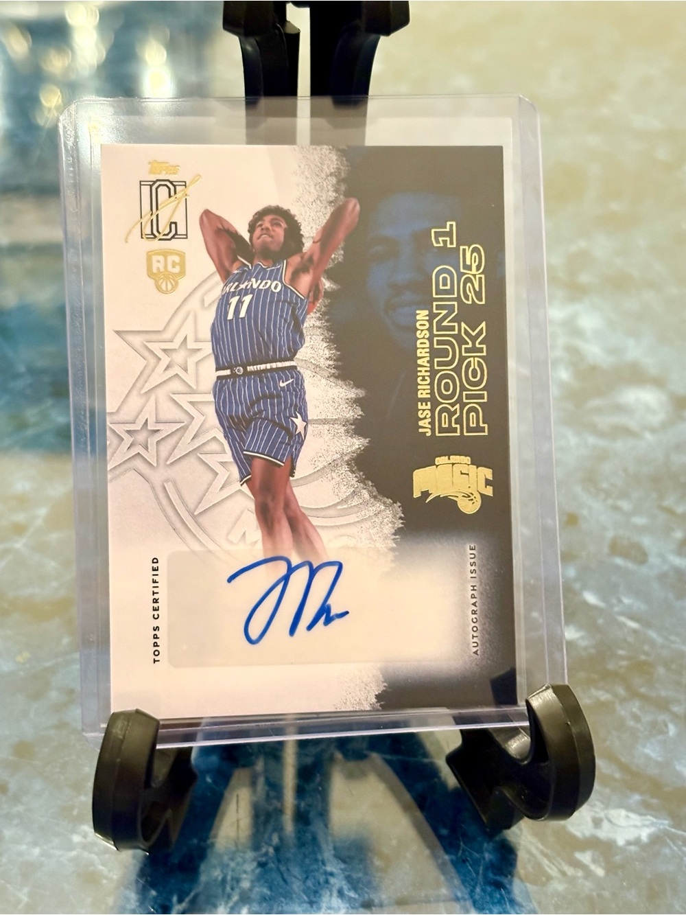 Jase Richardson Basketball Card Topps Class Signature Autograph Rookie Card